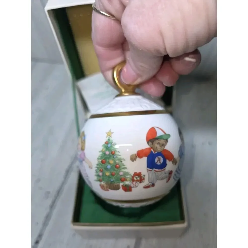 Vintage Noritake Christmas Ornament Children Around The World NIB Holiday